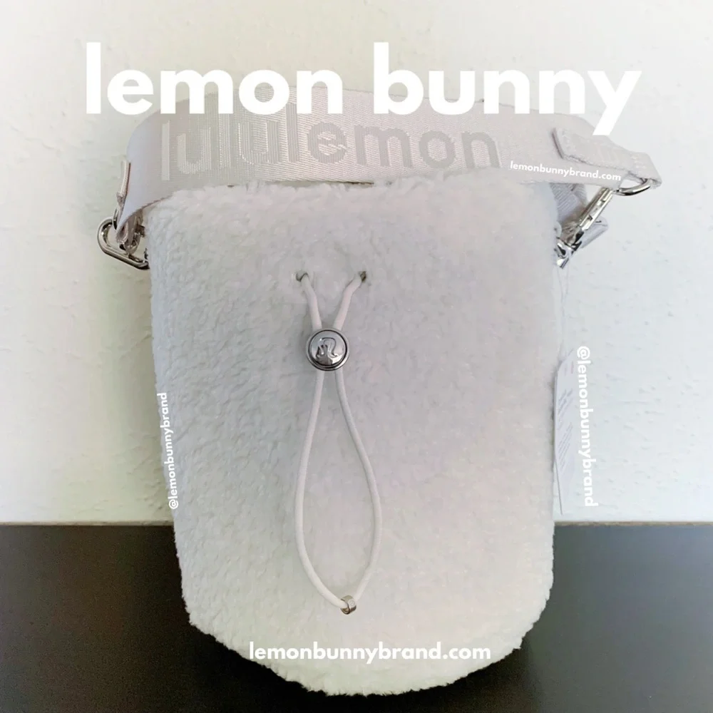 lululemon Crossbody Bucket Bag *Fleece 2.5L in White Opal One Size Brand New NWT
